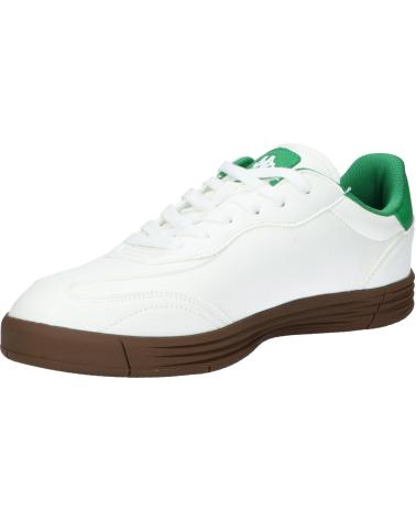 Zapatillas casual para hombre KAPPA  de  381X6HW AUTHENTIC PHOENYX 1  A18 - WHITE-GREEN TEE-BEIGE SAND HIL