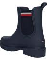 Boots TOMMY HILFIGER  für Damen FW0FW06774 ANKLE ELASTIC  DW5 DESERT SKY