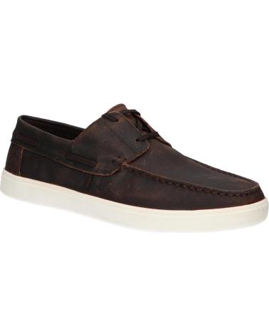  Boat shoes for men GEOX U45GSB 00046 U AVOLA  C6002 LT BROWN