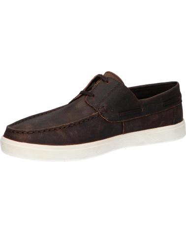 Boat shoes for men GEOX U45GSB 00046 U AVOLA  C6002 LT BROWN
