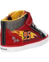 Zapatillas casual para niño GEOX  de  B25A7D 01022 B KILWI  C0020 RED-BLACK