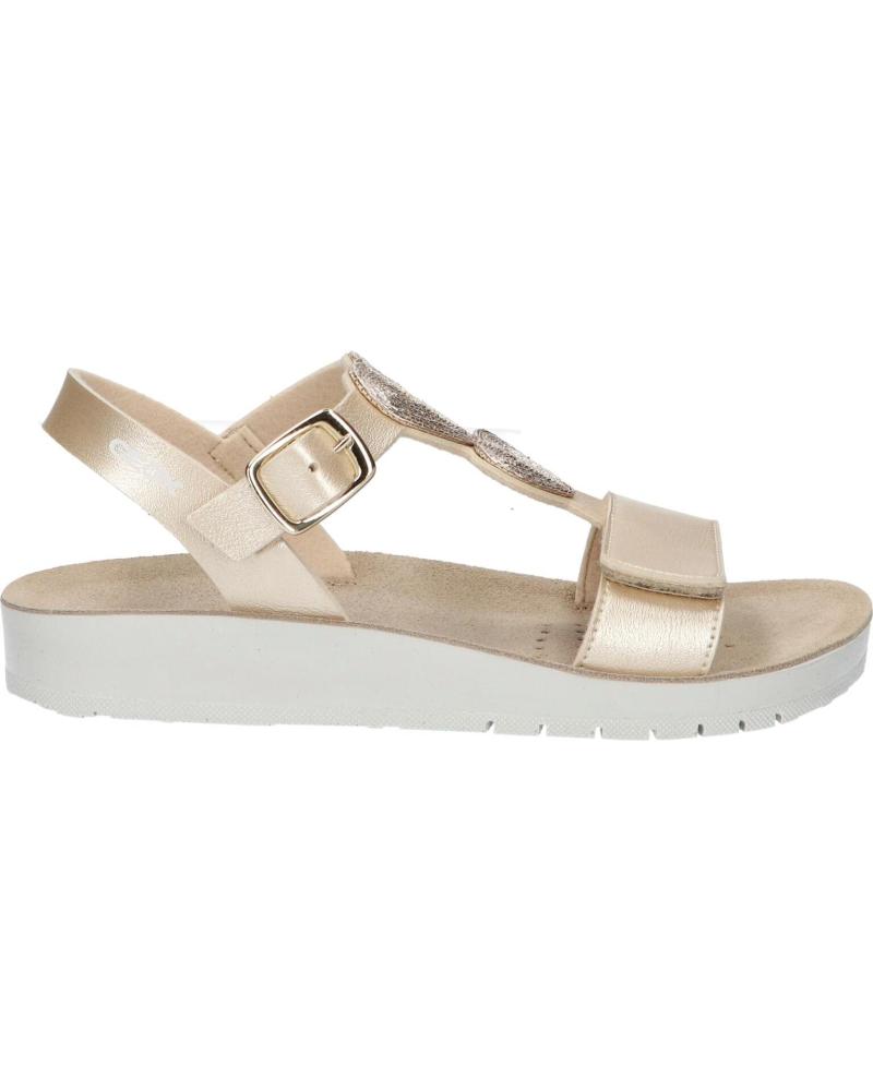 girl Sandals GEOX J35EAD 0NF2J J SANDAL COSTAREI  C2012 LT GOLD