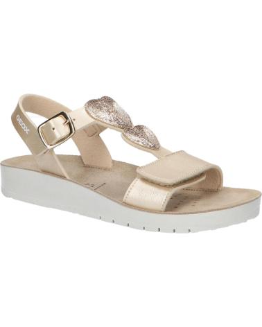 girl Sandals GEOX J35EAD 0NF2J J SANDAL COSTAREI  C2012 LT GOLD