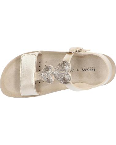 girl Sandals GEOX J35EAD 0NF2J J SANDAL COSTAREI  C2012 LT GOLD