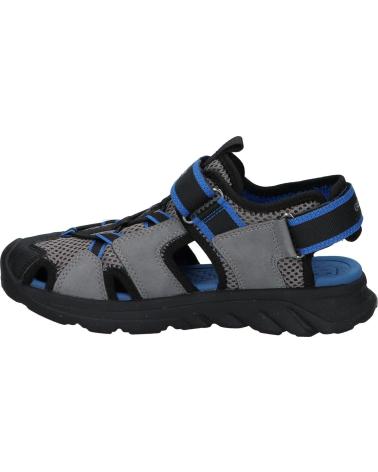 boy Sandals GEOX J45F1F 014ME J SANDAL AIRADYUM BO  C0069 GREY-ROYAL