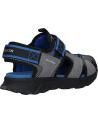 boy Sandals GEOX J45F1F 014ME J SANDAL AIRADYUM BO  C0069 GREY-ROYAL