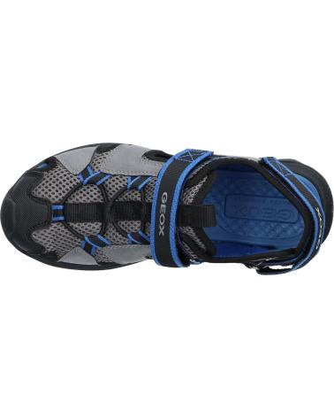 boy Sandals GEOX J45F1F 014ME J SANDAL AIRADYUM BO  C0069 GREY-ROYAL