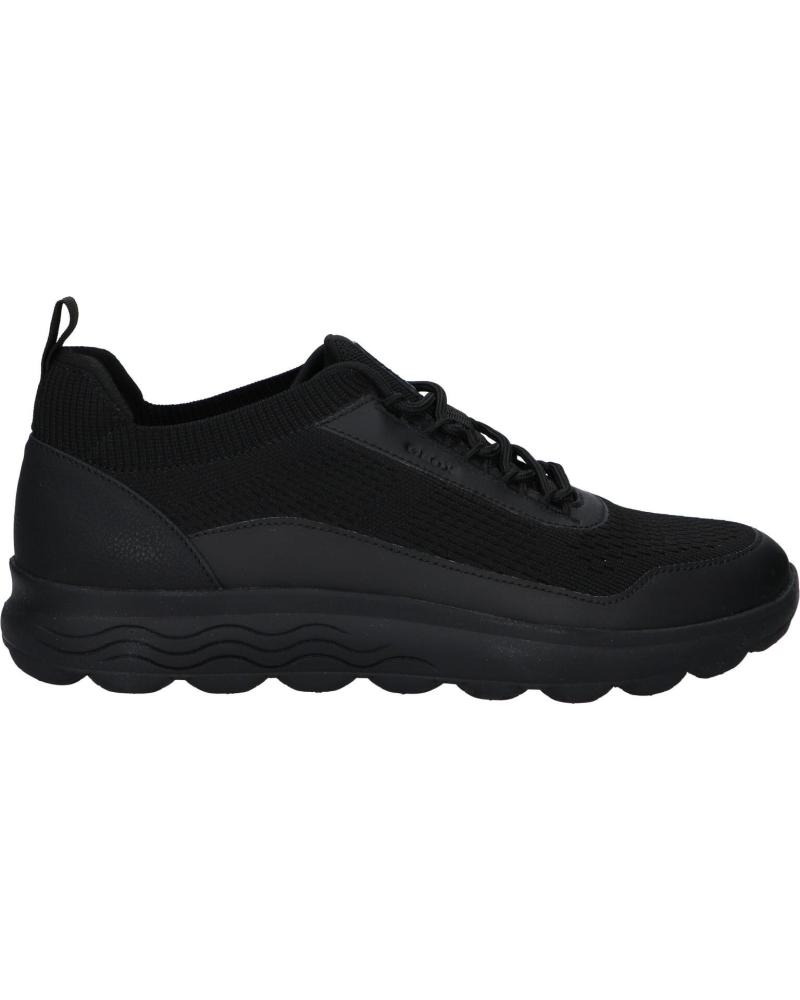 Man Trainers GEOX U35BYA 0006K U SPHERICA  C9996 BLACK-BLACK