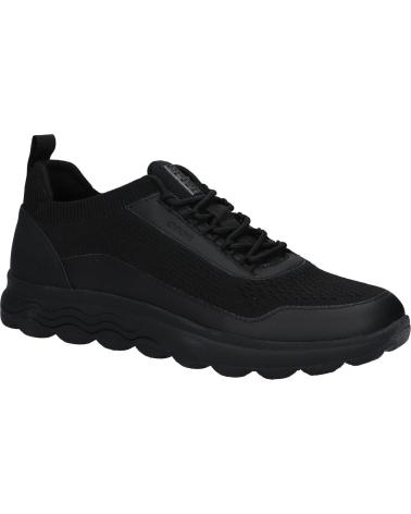 Man Trainers GEOX U35BYA 0006K U SPHERICA  C9996 BLACK-BLACK