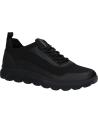 Man Trainers GEOX U35BYA 0006K U SPHERICA  C9996 BLACK-BLACK