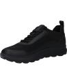 Man Trainers GEOX U35BYA 0006K U SPHERICA  C9996 BLACK-BLACK