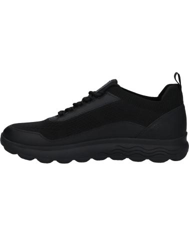 Man Trainers GEOX U35BYA 0006K U SPHERICA  C9996 BLACK-BLACK