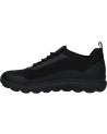 Man Trainers GEOX U35BYA 0006K U SPHERICA  C9996 BLACK-BLACK