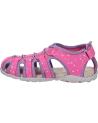 girl Sandals GEOX J25D9A 01550 JR SANDAL ROXANNE  C8257 FUCHSIA-LILAC