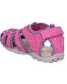 girl Sandals GEOX J25D9A 01550 JR SANDAL ROXANNE  C8257 FUCHSIA-LILAC