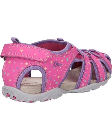 girl Sandals GEOX J25D9A 01550 JR SANDAL ROXANNE  C8257 FUCHSIA-LILAC