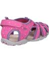 girl Sandals GEOX J25D9A 01550 JR SANDAL ROXANNE  C8257 FUCHSIA-LILAC