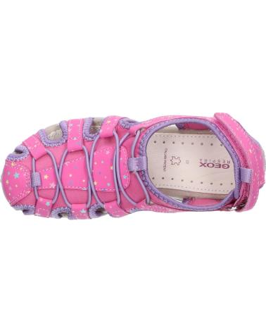 girl Sandals GEOX J25D9A 01550 JR SANDAL ROXANNE  C8257 FUCHSIA-LILAC