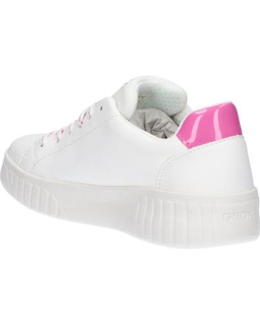 Woman and girl and boy Trainers GEOX J45DVA 0BCEW J MIKIROSHI  C0563 WHITE-FUCHSIA