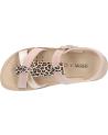 Woman and girl Sandals GEOX J45EAG 05404 J SANDAL COSTAREI  C8J2U DK ROSE-PLATINUM