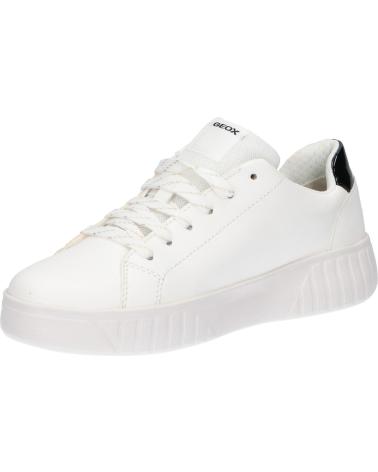 Woman and girl and boy Trainers GEOX J45DVA 0BCEW J MIKIROSHI  C0404 WHITE-BLACK