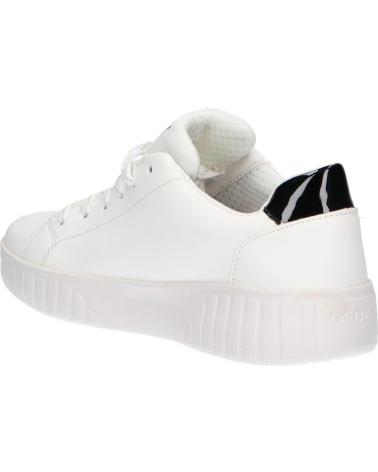 Woman and girl and boy Trainers GEOX J45DVA 0BCEW J MIKIROSHI  C0404 WHITE-BLACK