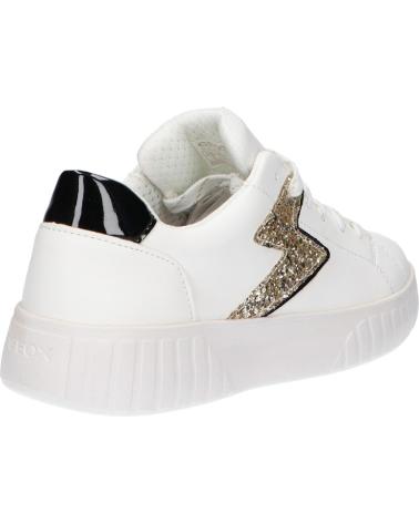 Woman and girl and boy Trainers GEOX J45DVA 0BCEW J MIKIROSHI  C0404 WHITE-BLACK