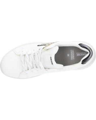 Woman and girl and boy Trainers GEOX J45DVA 0BCEW J MIKIROSHI  C0404 WHITE-BLACK