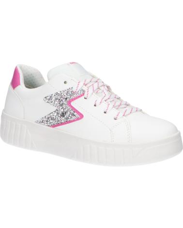 Woman and girl and boy Trainers GEOX J45DVA 0BCEW J MIKIROSHI  C0563 WHITE-FUCHSIA
