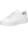Woman and girl and boy Trainers GEOX J45DVA 0BCEW J MIKIROSHI  C0563 WHITE-FUCHSIA
