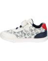 Zapatillas casual para niño GEOX  de  B021NA 01054 B GISLI  C0899 WHITE-NAVY