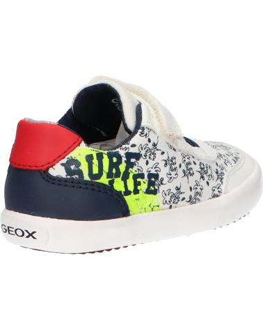 Zapatillas casual para niño GEOX  de  B021NA 01054 B GISLI  C0899 WHITE-NAVY