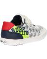Zapatillas casual para niño GEOX  de  B021NA 01054 B GISLI  C0899 WHITE-NAVY