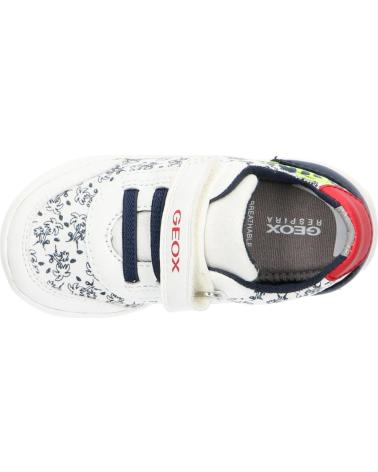Zapatillas casual para niño GEOX  de  B021NA 01054 B GISLI  C0899 WHITE-NAVY