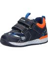 Zapatillas casual para niño GEOX  de  B150RB 08514 B RISHON  CF47R NAVY-LT ORANGE