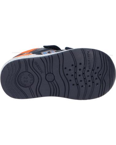 Zapatillas casual para niño GEOX  de  B150RB 08514 B RISHON  CF47R NAVY-LT ORANGE