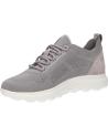 Baskets décontractées pour femmes GEOX  pour  D15NUA 09T22 D SPHERICA  C5097 ROCK