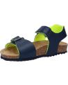 boy Sandals GEOX J028LB 0003W J GHITA  C4502 NAVY-FLUO YELLOW