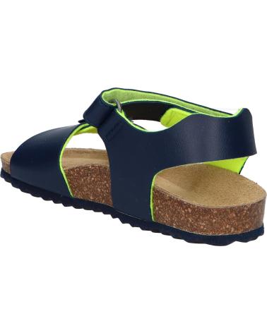 boy Sandals GEOX J028LB 0003W J GHITA  C4502 NAVY-FLUO YELLOW