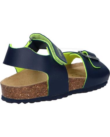 boy Sandals GEOX J028LB 0003W J GHITA  C4502 NAVY-FLUO YELLOW