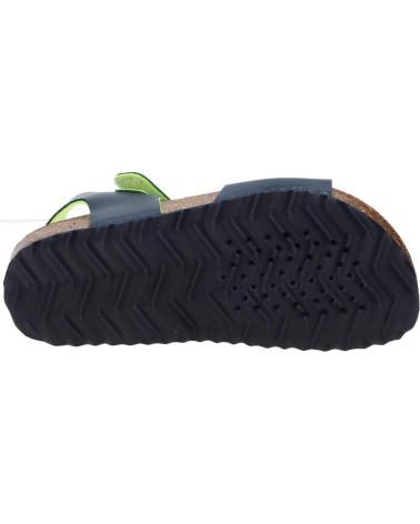 boy Sandals GEOX J028LB 0003W J GHITA  C4502 NAVY-FLUO YELLOW