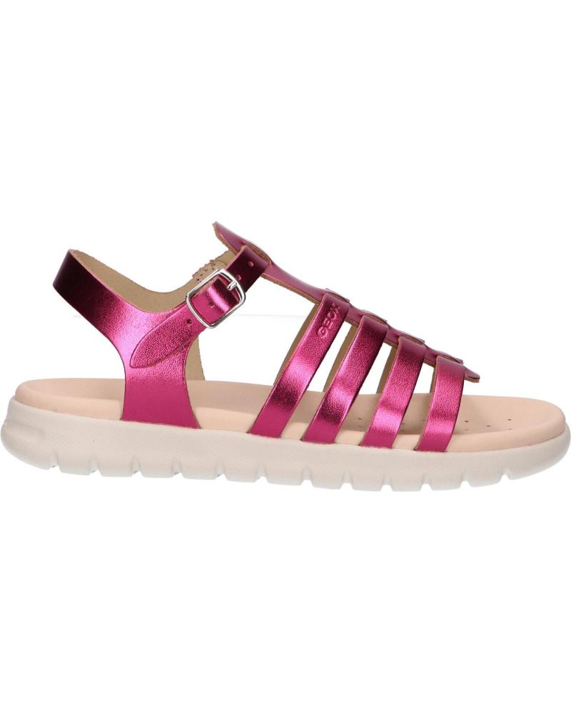 Woman and girl Sandals GEOX J35GSB 000CF J SANDAL SOLEIMA  C8002 FUCHSIA