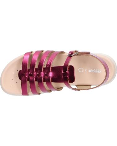 Woman and girl Sandals GEOX J35GSB 000CF J SANDAL SOLEIMA  C8002 FUCHSIA