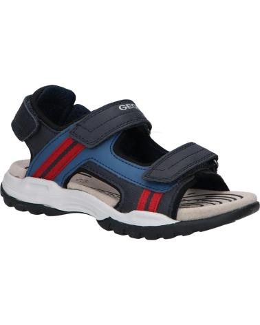  Dress sandals for boy GEOX J450RA 015ME J BOREALIS  C0735 NAVY-RED