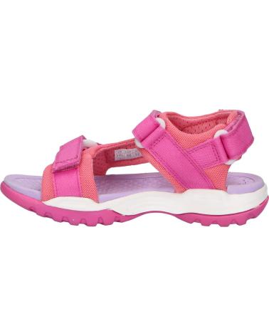 girl Sandals GEOX J450WA 01411 J BOREALIS  C8N7Q FUCHSIA-LT CORAL
