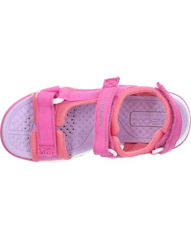 girl Sandals GEOX J450WA 01411 J BOREALIS  C8N7Q FUCHSIA-LT CORAL