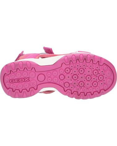 girl Sandals GEOX J450WA 01411 J BOREALIS  C8N7Q FUCHSIA-LT CORAL