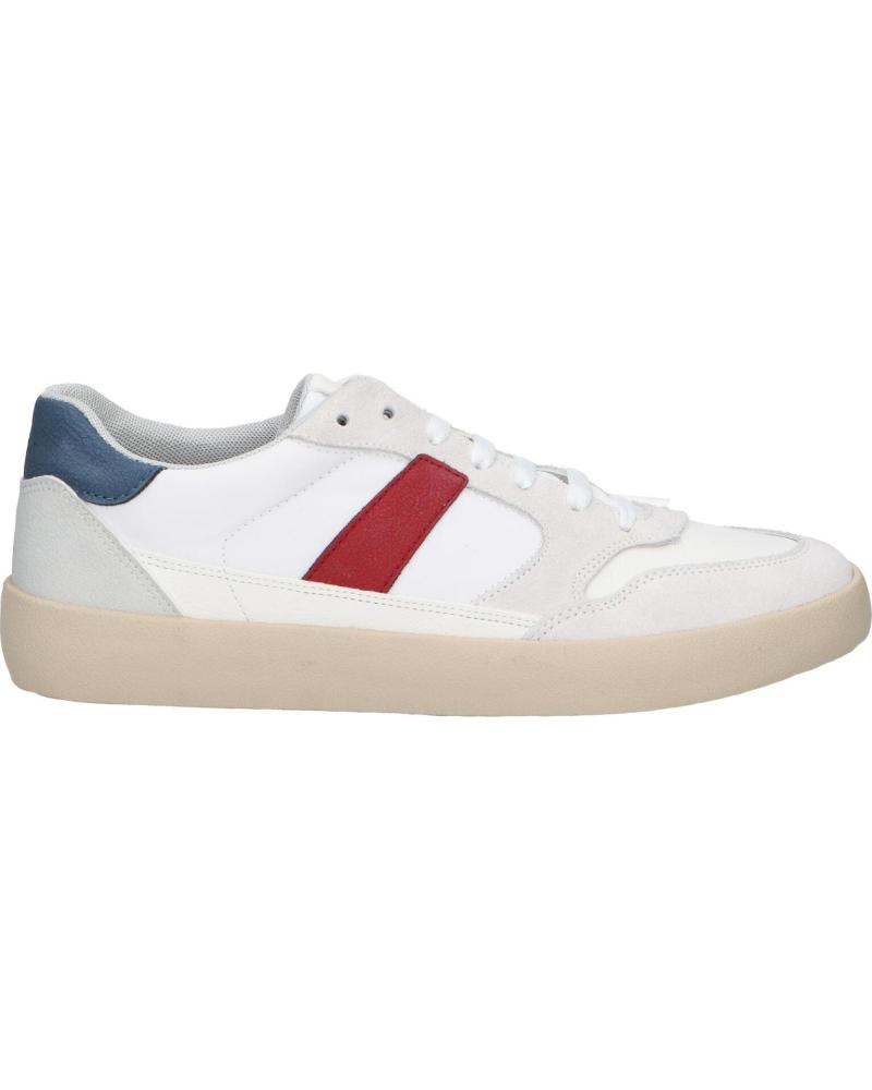 Man Trainers GEOX U45BUB 0PTFU U AFFILE  C0050 WHITE-RED