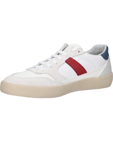 Man Trainers GEOX U45BUB 0PTFU U AFFILE  C0050 WHITE-RED