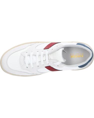 Man Trainers GEOX U45BUB 0PTFU U AFFILE  C0050 WHITE-RED